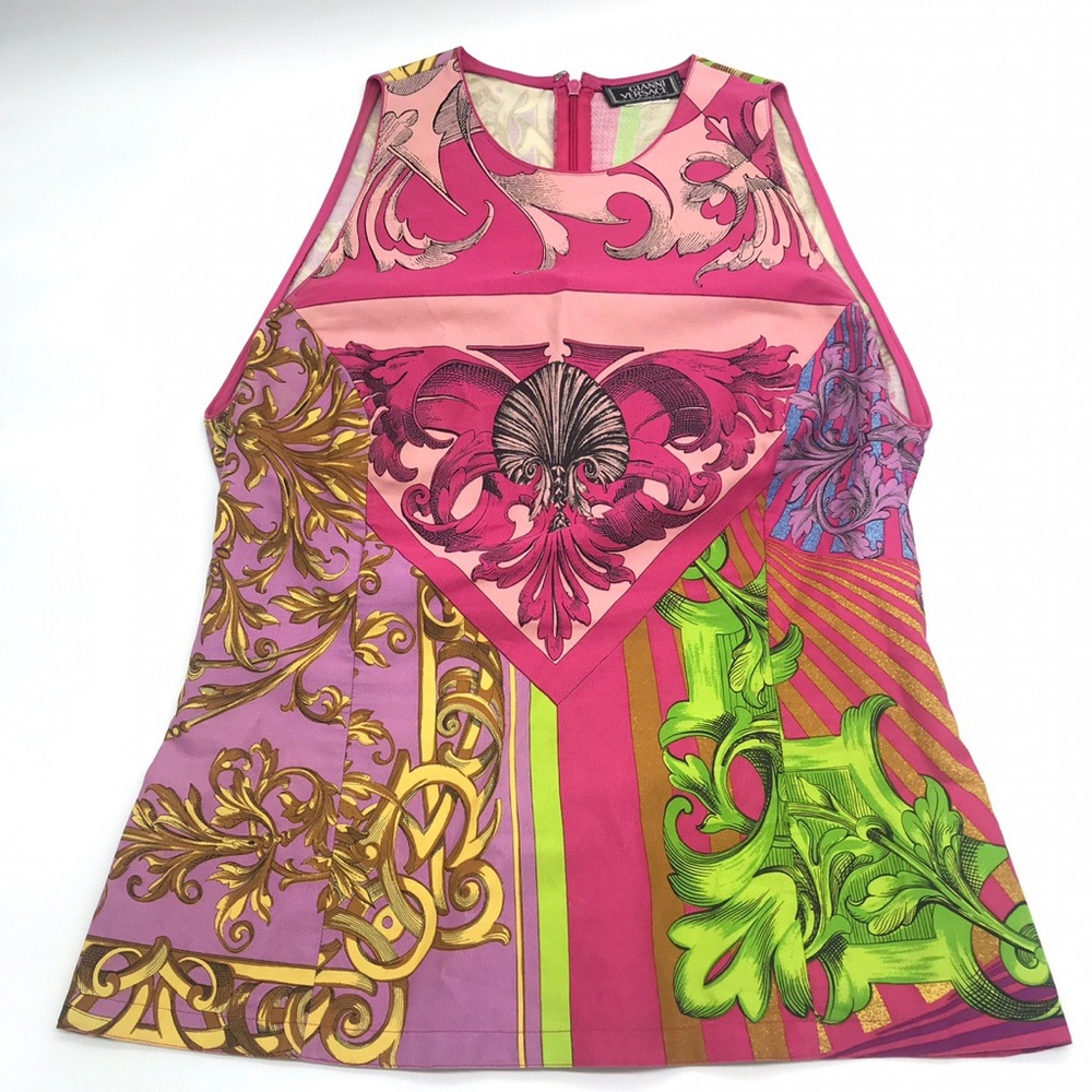 Versace Baroque Technicolor Top - image 1